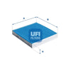 UFI Filters Cabin Air Filter 34.266.00