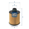UFI Filters Oil Filter 25.061.00