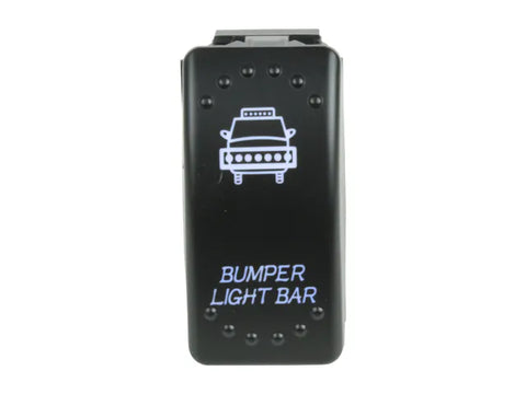 Superior Engineering Rocker Switch Bumper Light Bars Blue LED (Each)