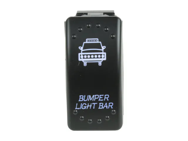 Superior Engineering Rocker Switch Bumper Light Bars Blue LED (Each)
