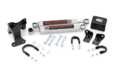 N3 Steering Stabilizer Dual 2-8 Inch Lift Jeep Wrangler JK/Wrangler Unlimited (07-18)