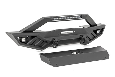 Jeep Wrangler JK JL JT Ribbed Front Winch Bumper