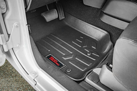 Floor Mats FR & RR 4 Door Jeep Wrangler Unlimited 2WD/4WD (2007-2013)