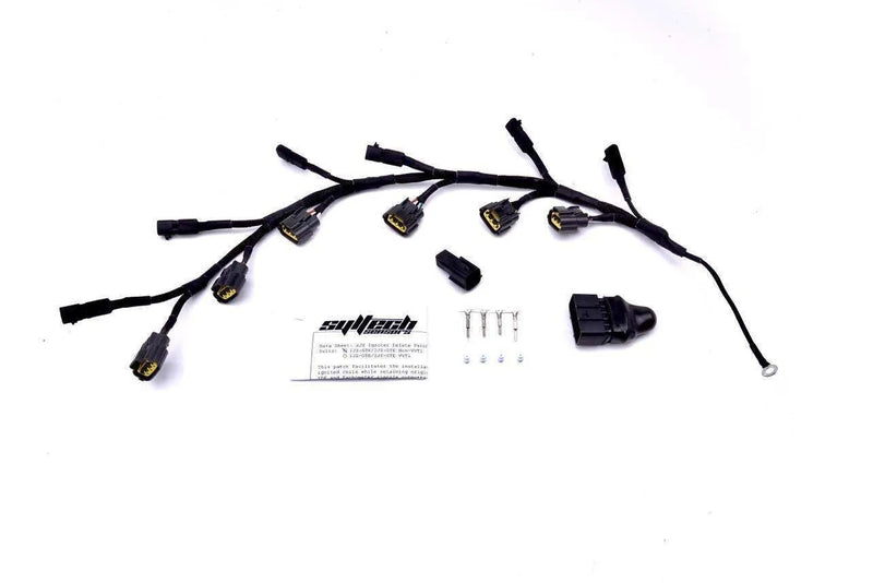 Platinum Racing Products VR38 Coil Loom (1JZ/2JZ) Universal Brided Tefzel Coil Loom - VVTI uses Deutsch DT8 connect...