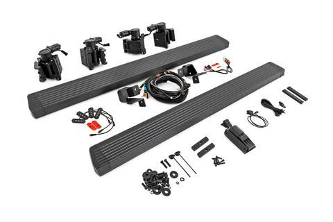 Power Running Boards Dual Electric Motor 4 Door Jeep Wrangler JL (2018-2026)