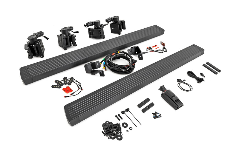 Power Running Boards Dual Electric Motor 4 Door Jeep Wrangler JL (2018-2026)