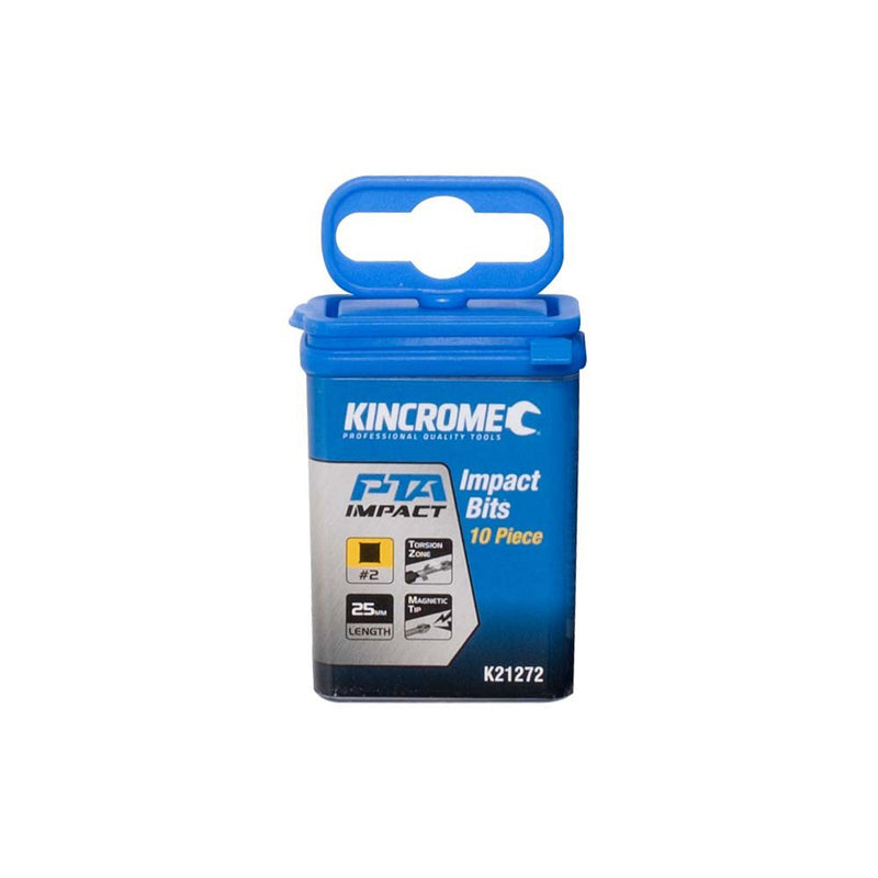 Kincrome Impact Bit Sq#2 25Mm 10Pk K21272