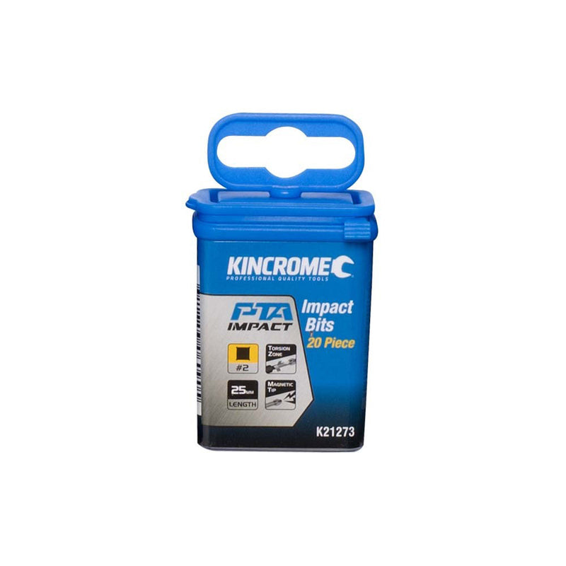 Kincrome Impact Bit Sq#2 25Mm 20Pk K21273