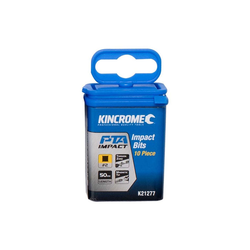 Kincrome Impact Bit Sq#2 50Mm 10Pk K21277