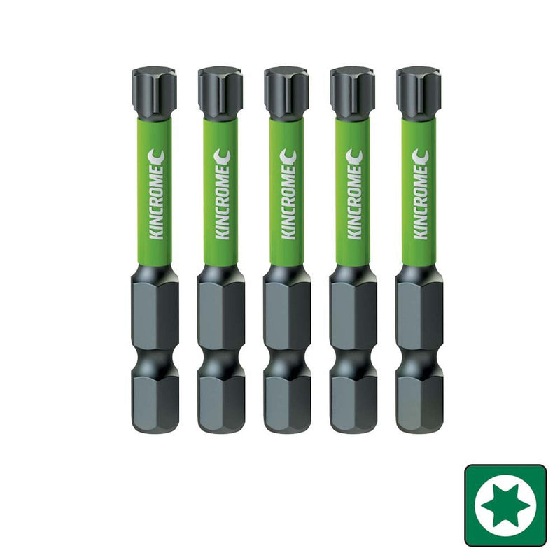 Kincrome Impact Bit Torx T20 50Mm 5Pk K21391