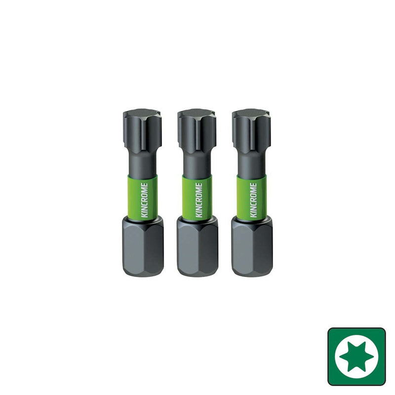 Kincrome Impact Bit Torx T25 25Mm 3Pk K21401