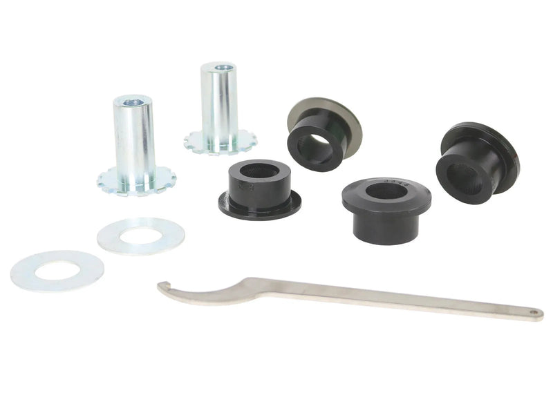 Whiteline Front Control Arm Lower - Inner Front Bushing Double Offset Kit (A3 03-13/Golf 03-16) — fits Seat Altea C...