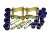SuperPro Greaseable Shackle + Bush Kit w/Fixed Pin - Rear (Hilux 88-05)
