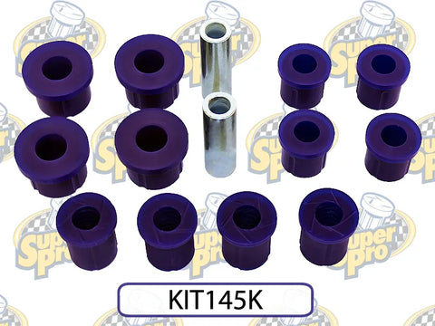 SuperPro Leaf Spring Bush Kit - Rear (Ranger PJ, PK/BT-50) — fits Ford Ranger