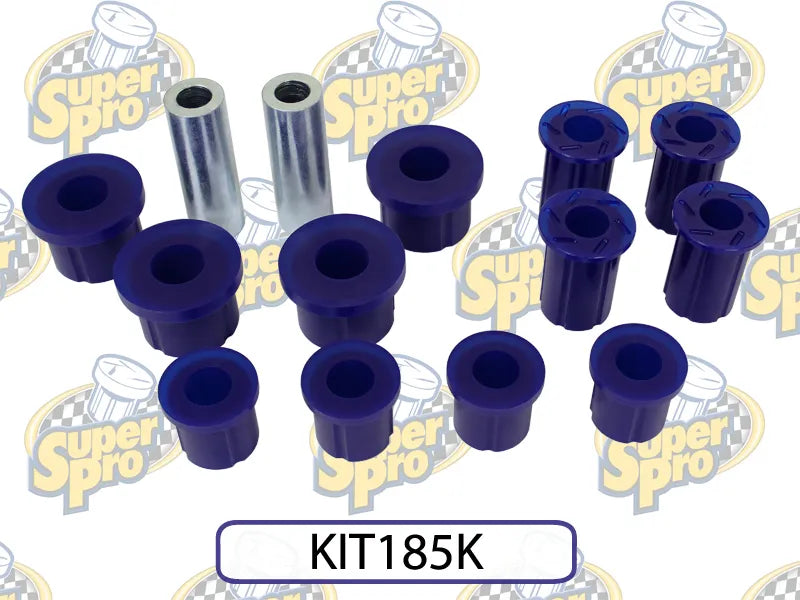 SuperPro Leaf Spring Bush Kit - Rear (Colorado RG/D-Max) — fits Isuzu D-Max Rt TFS