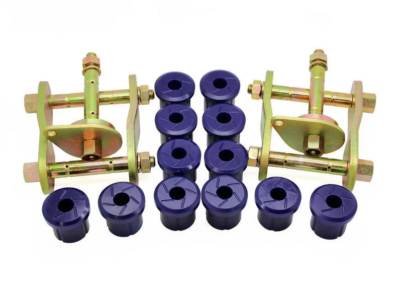 SuperPro KIT193SK Greasable Shackle + Bushing Kit w/Fixed