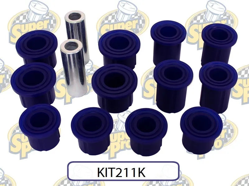 SuperPro Leaf Spring Bush Kit - Rear (Navara NP300) — fits Nissan Navara