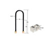 Whiteline Rear Lowering Block Kit 2.5in (Triton ME-MK 86-06) suits 75mm wide U-Bolt
