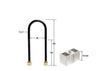 Whiteline Rear Lowering Block Kit 2.5in (Triton ME-MK 86-06) suits 85mm wide U-Bolt