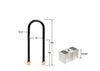 Whiteline Rear Lowering Block Kit 2.5in (Hilux 97-05/Navara D21 86-97)