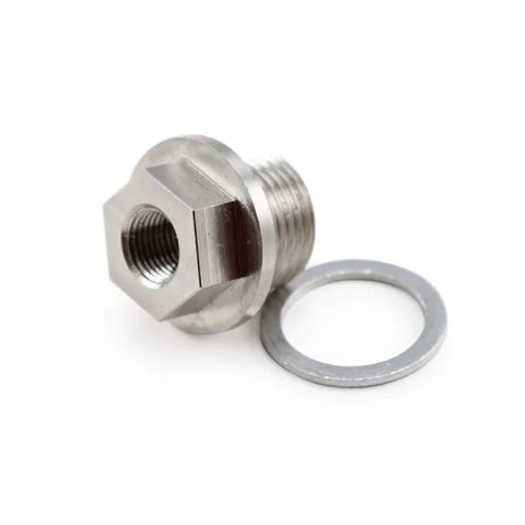 Killer B M18 x 1.5 OEM Oil Galley Plug to 1/8" Adaptor (WRX 94-14/STI 94-21) — fits Subaru Liberty Wagon GT Spec B