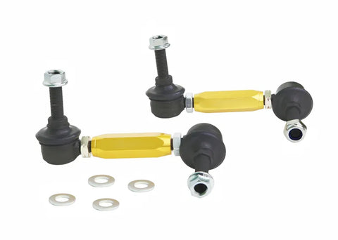 Whiteline Sway Bar - Link Assembly H/Duty Adj Steel Ball - 10mm ball stud - 115-140mm