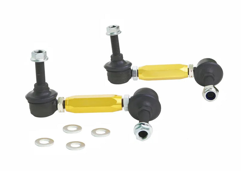Whiteline Sway Bar - Link Assembly H/Duty Adj Steel Ball - 10mm ball stud - 115-140mm