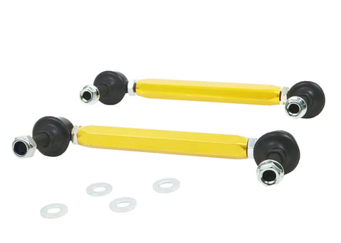 Whiteline Sway Bar - Link Assembly H/Duty Adj Steel Ball - 10mm ball stud - 195-220mm