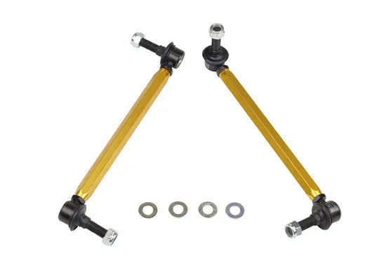 Whiteline Front Sway Bar - Link Assembly Heavy Duty Adjustable Steel Ball (I30/Veloster/Prius) — fits Hyundai Veloster
