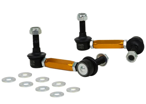 Whiteline Sway Bar - Link 110-135mm H/Duty Ball Joints, 12mm Ball Stud — fits Land Rover Discovery Series 3