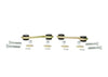 Whiteline Sway Bar - S Link - Double Eye