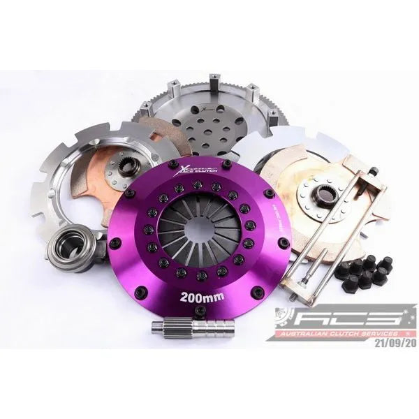 Xtreme Clutch KMI20522-2E 200mm Rigid Solid Ceramic Twin