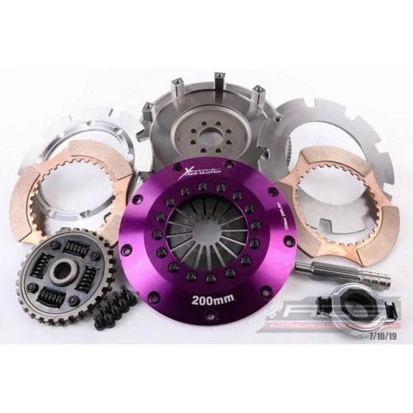 Xtreme Clutch KNI20530-2B 200mm Sprung Ceramic Twin Plate