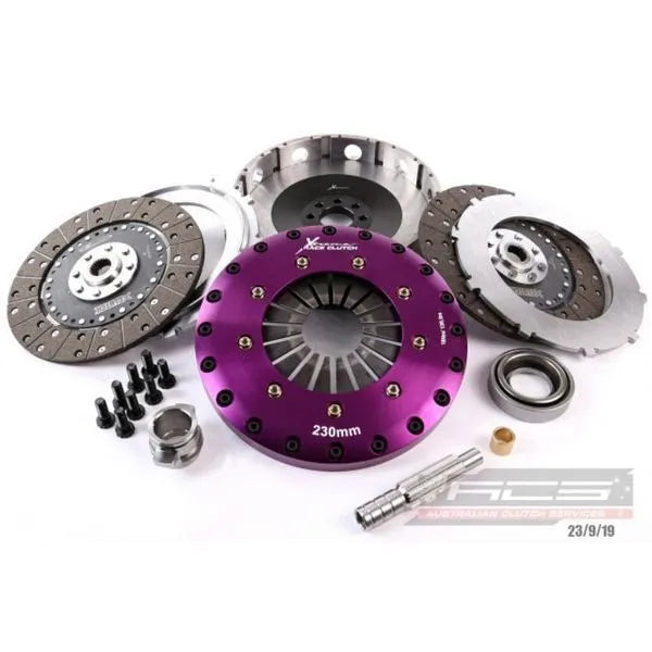 Xtreme Clutch KNI23531-2G 230mm Rigid Solid Organic Twin