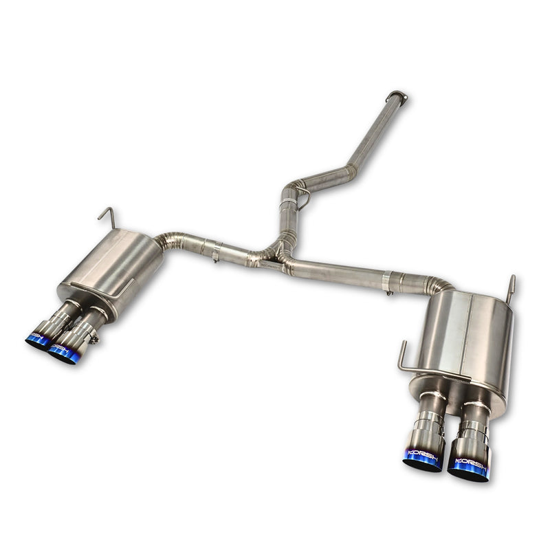 Korsh Catback Exhaust - Full Titanium with Titanium Tips (STI 11-21) — fits Subaru STI