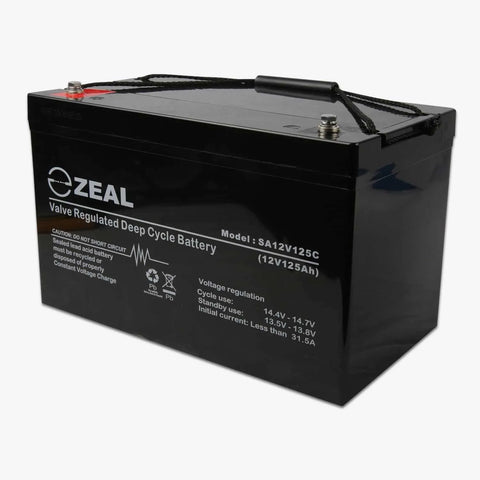 Hardkorr Zeal 12V 125Ah AGM Deep Cycle Battery