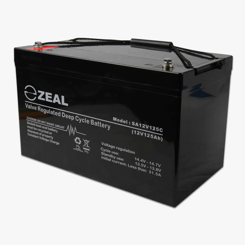 Hardkorr Zeal 12V 125Ah AGM Deep Cycle Battery