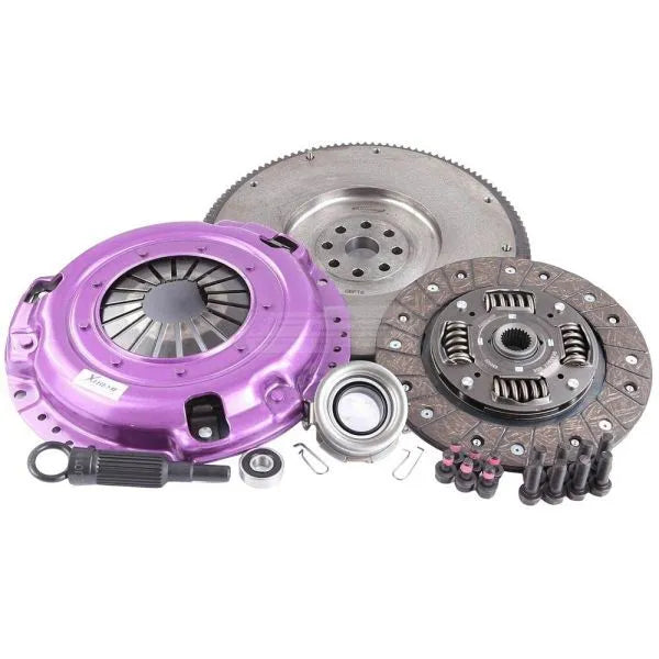Xtreme Clutch 225mm Sprung Organic Clutch Kit Incl SMF (KIT PER SUBARU IMPREZA 2.5L inc SMF)