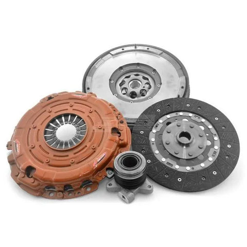 Xtreme Clutch 240mm Sprung Organic Clutch Kit Incl DMF & CSC (KIT HD SSANG ACTYON / KYRON inc DMF+CSC)