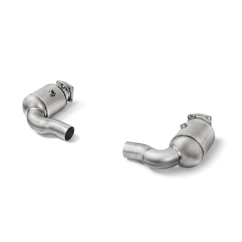 Akrapovic Link Pipe Set with Cat (991.2 Turbo 16+)