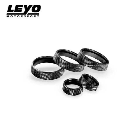Leyo Motorsport Billet Aluminum Knobs 5PC (Golf GTI R MK7 13-19) — fits Volkswagen Golf Gti