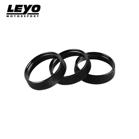 Leyo Motorsport Billet Aluminum Knobs 3PC (Golf GTI R MK7 13-19) — fits Volkswagen Golf Gti
