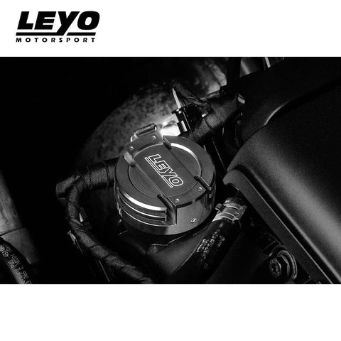 Leyo Motorsport Engine Bay Accessories (Golf MK7/7.5 14-20) - Washer Fluid Reservoir Cap -Black — fits Volkswagen G...