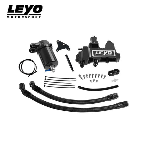 Leyo Motorsport Oil Catch Can Kit V2 (Golf R MK7/7.5 14-20/S3 8V) — fits Volkswagen Golf Gti