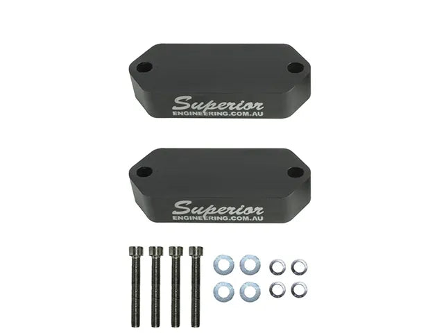 Superior Engineering Bump Stop Extensions 25mm — Toyota LandCruiser 76/78/79/80/105 Series Rear (Pair)