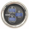 Autotecnica LCD 3-in-1 Voltmeter/Water Temperature/Oil