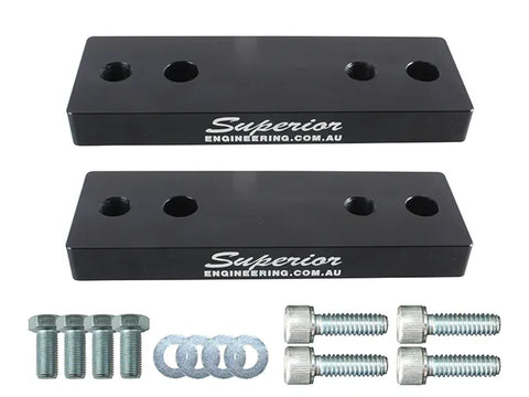 Superior Engineering Sway Bar Relocation Plate — Toyota LandCruiser 200 Series (Front) 3-4 Inch (75-100mm) Lift (Pair)