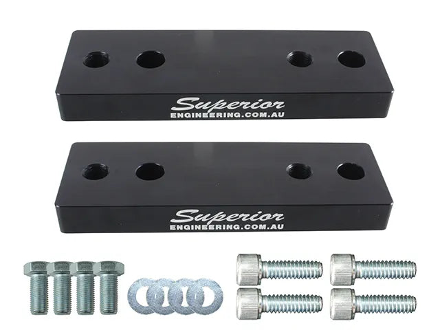 Superior Engineering Sway Bar Relocation Plate — Toyota LandCruiser 200 Series (Front) 3-4 Inch (75-100mm) Lift (Pair)