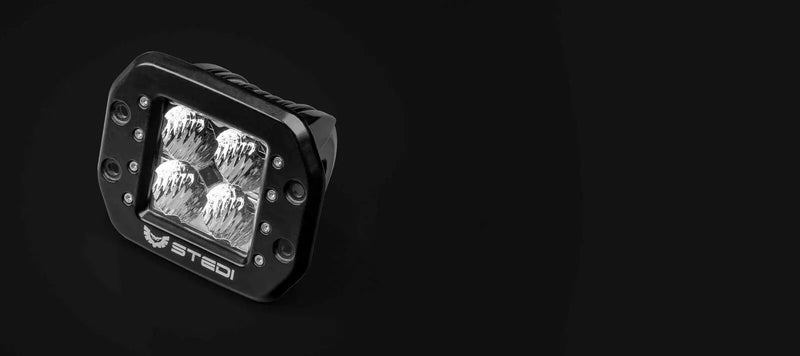 Stedi C-4 Black Edition Flush Mount Led Light - Flood