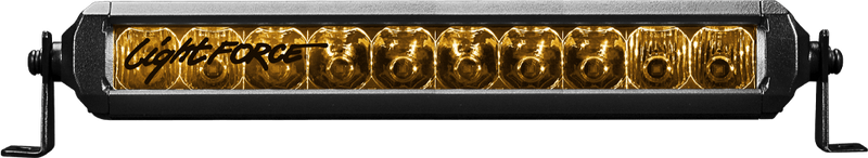 Lightforce 10" Viper LED Light Bar - Single Row Amber 10 x 5W